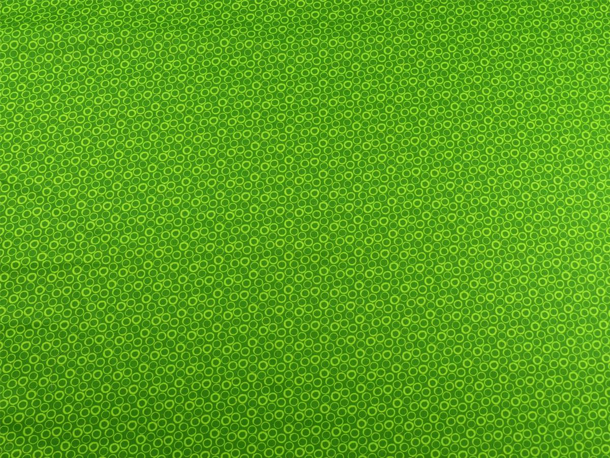 Frogtastic Patchworkstoff von Benartex Ton in Ton grün